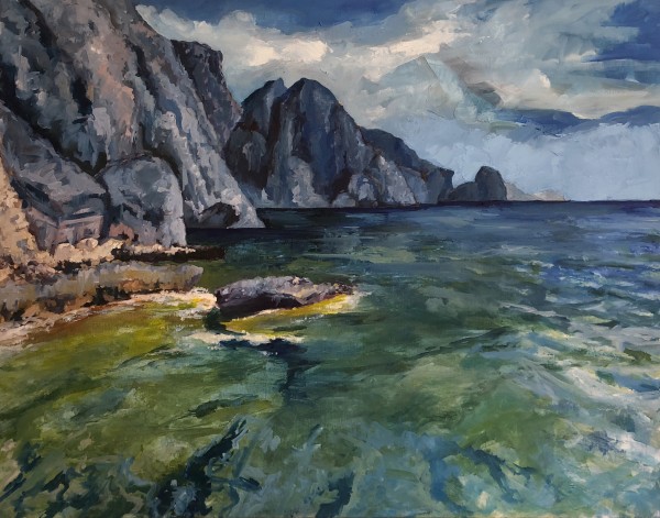 Capri grotto by Hal Sadler